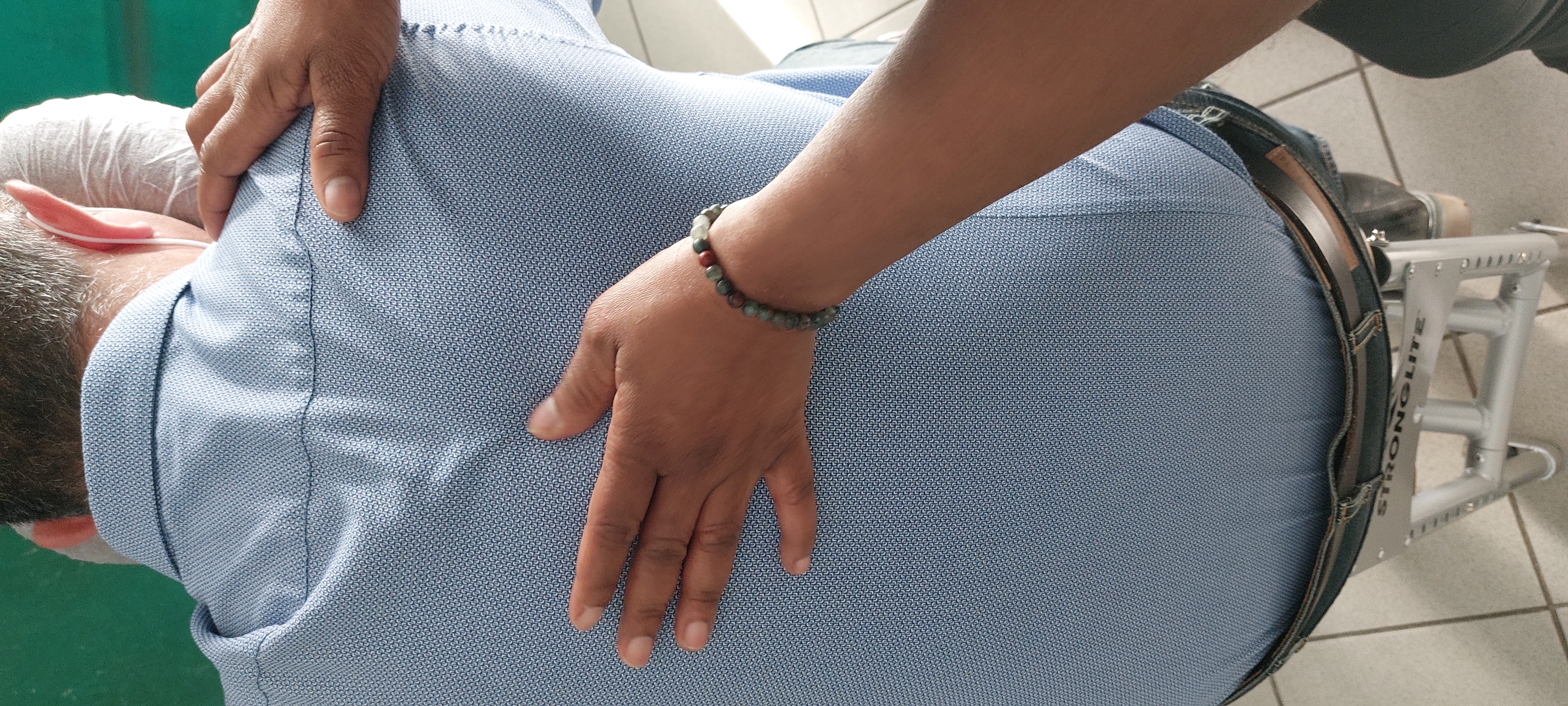 Massage Amma assis sur chaise