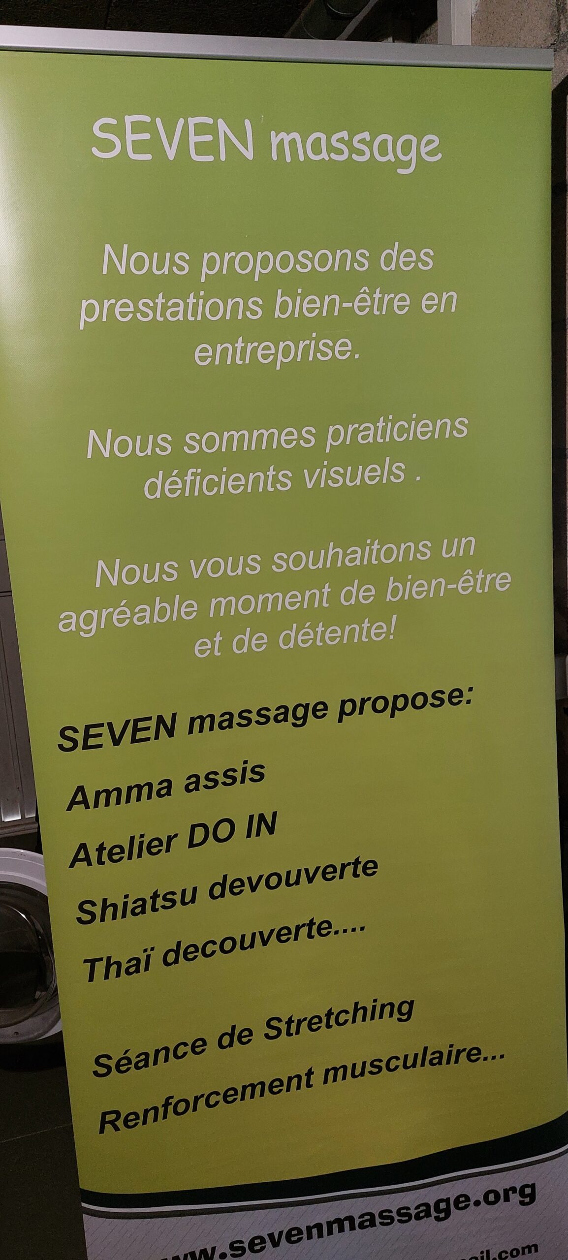 Kakemono SEVEN massage